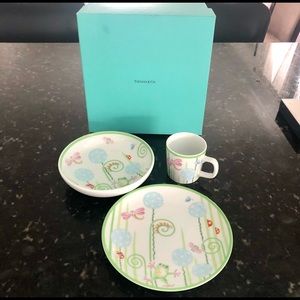 Tiffany & Co 3 piece set (Fiddlehead)